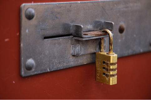 Lock on Storage Unit